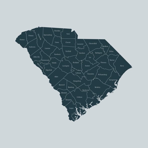 Smooth Move Moving Services in South Carolina | south carolina map