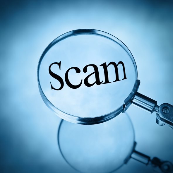 Smooth Move Moving Services in South Carolina | magnifying glass with the word scam