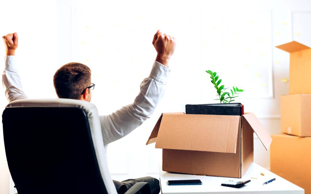 Smooth Move Moving Services in South Carolina | businessman moved into new office